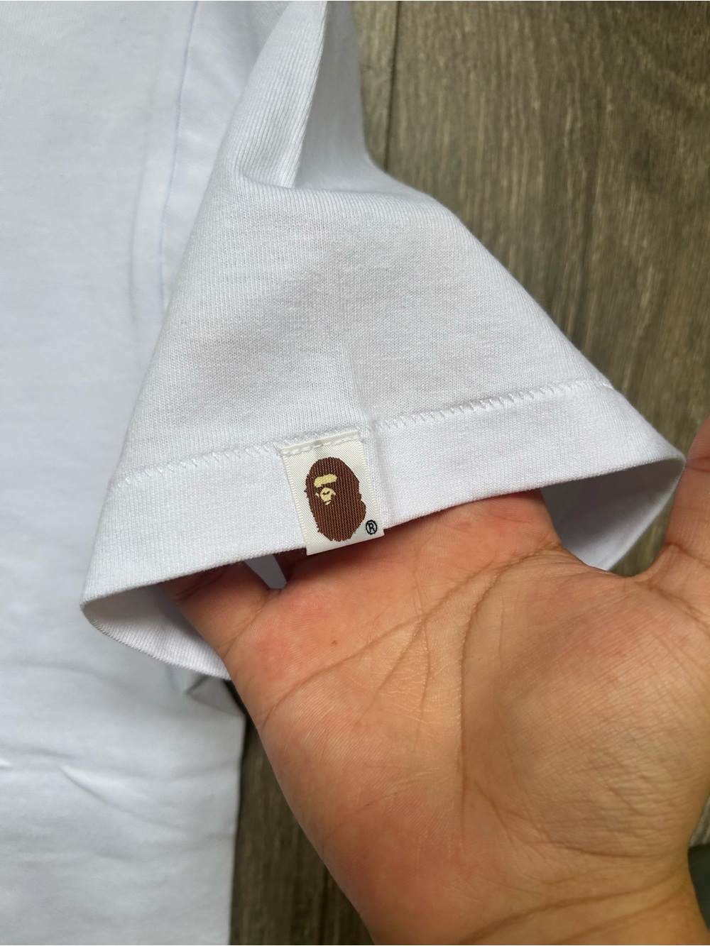 Bape & Burberry Collab White Tee | Size Small - Picture 5 of 6